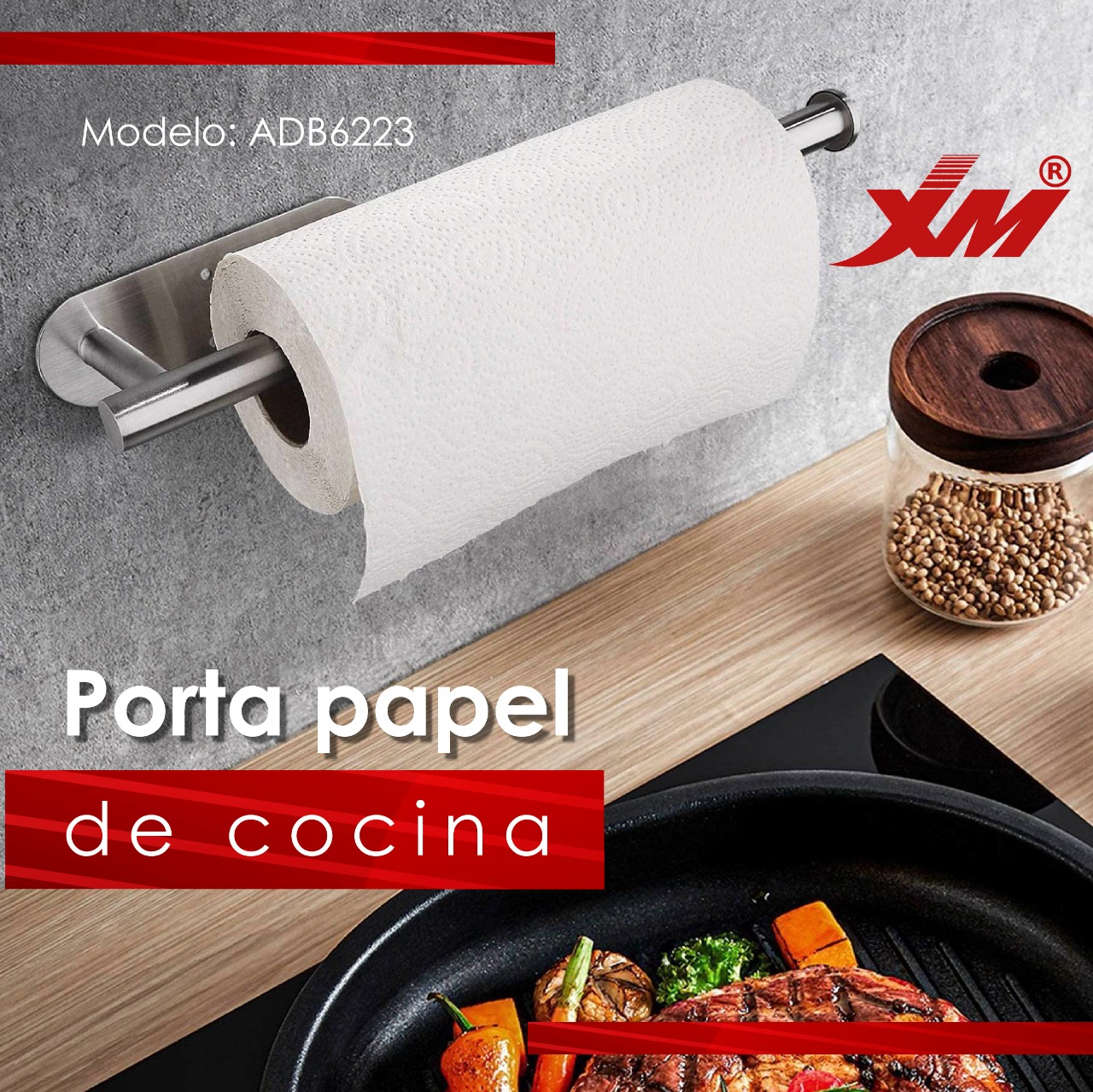Porta papel para cocina ADB6223(01) XM
